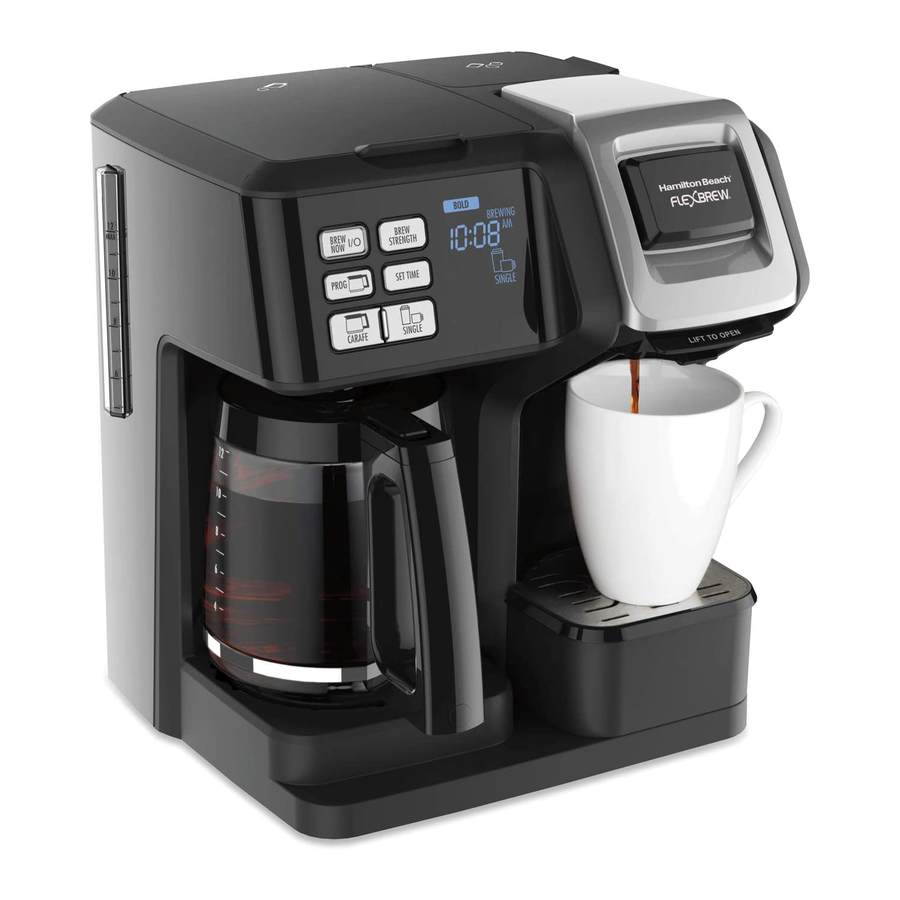 Manual de la Cafetera Hamilton Beach 2-Way FlexBrew 49976 | ManualsLib