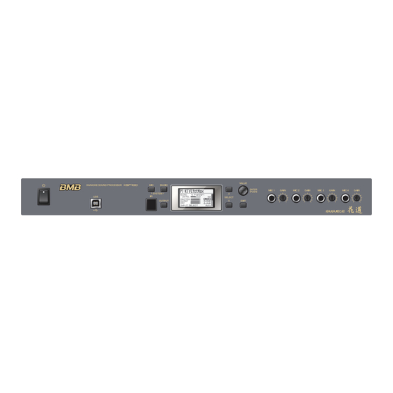 BMB KSP-100 Manual De Instrucciones