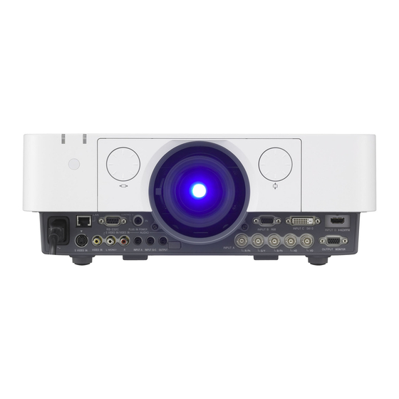 Sony VPL-FH36 Manual De Referencia