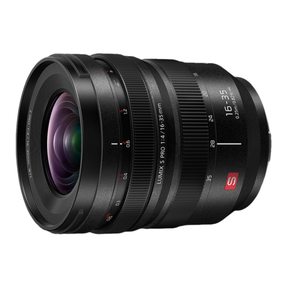 Panasonic S-R1635 Instrucciones De Funcionamiento