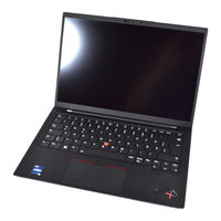Lenovo ThinkPad X1 Carbon Gen 10 Guia Del Usuario