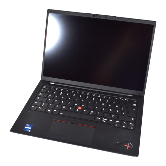 Lenovo ThinkPad X1 Carbon Gen 10 Guia Del Usuario