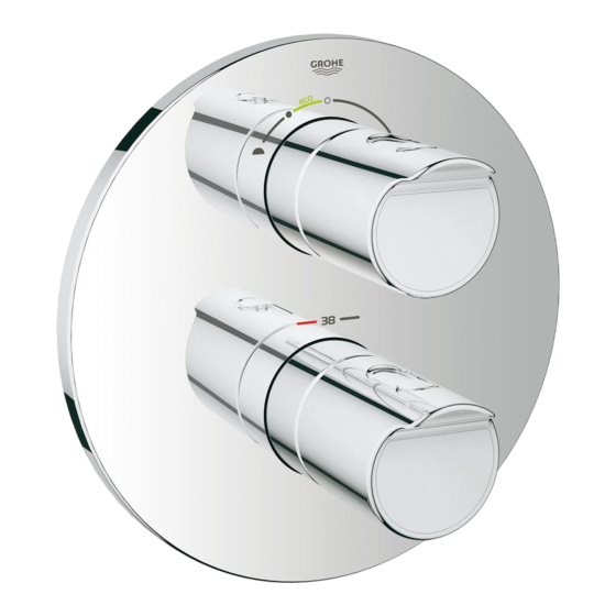 Grohe GROHTHERM 2000 New 19355001 Manual Del Usuario