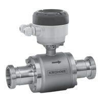 KROHNE OPTIFLUX 6000 Inicio Rápido