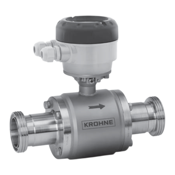 KROHNE OPTIFLUX 6000 Inicio Rápido