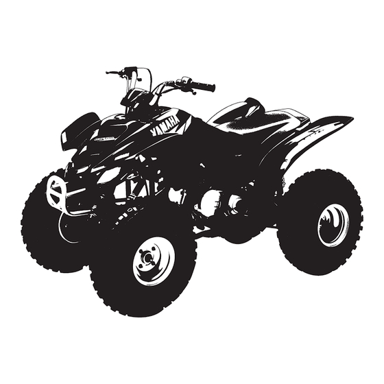 Yamaha YFM80WP Manual Del Propietário
