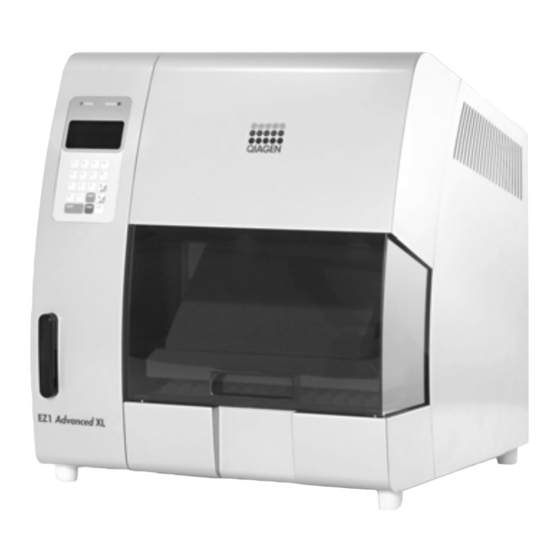 Qiagen EZ1 Advanced XL Manual De Usuario