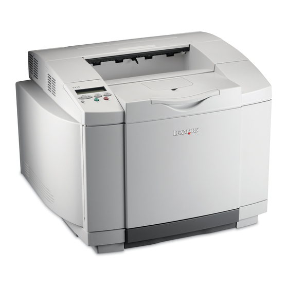 Lexmark C510 Referencia Del Usuario
