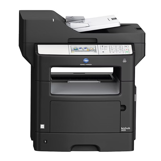 Konica Minolta bizhub 4020 Guia Del Usuario