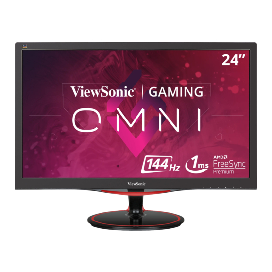 ViewSonic VX2458-mhd Guia Del Usuario
