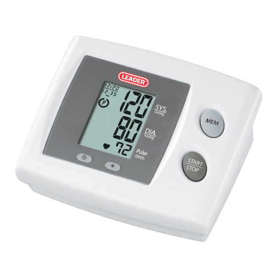 HoMedics LEADER LDRBPS-06 Manual De Instrucciones