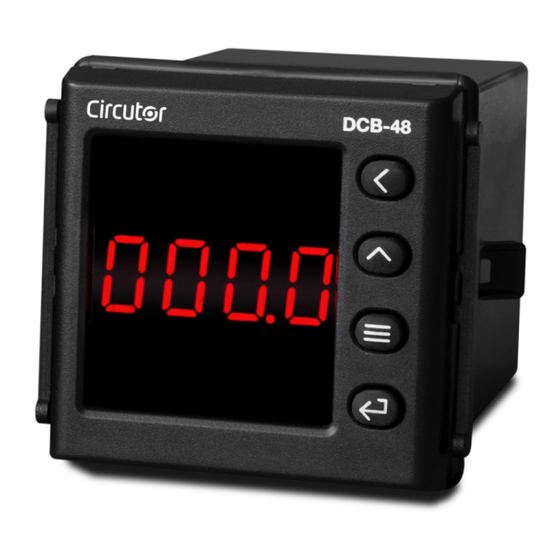 Circutor DCB-48 Aac Manual De Instrucciones