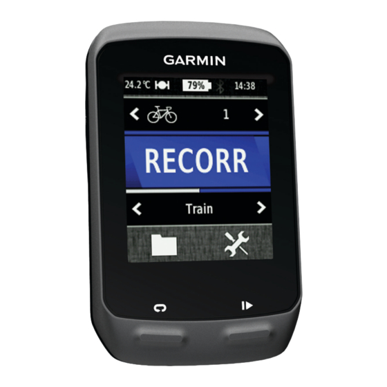 Garmin Edge 510 Manual Del Usuario