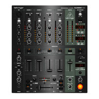 Behringer PRO DJX750 Guia De Inicio Rapido