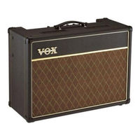 Vox AC15CC1 Manual De Usuario