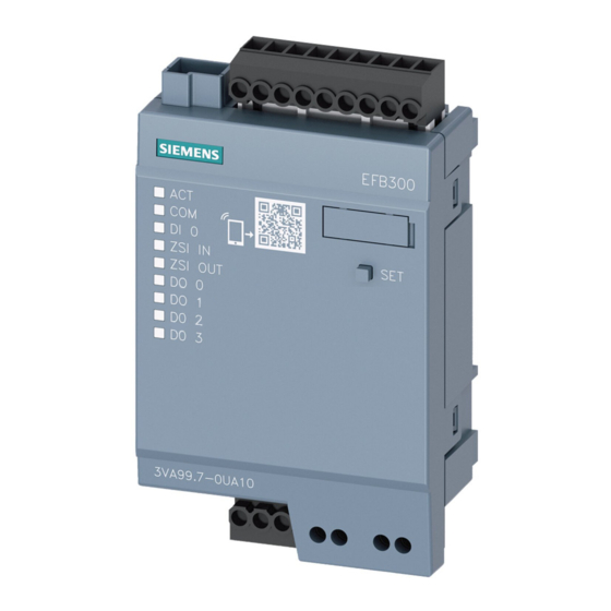 Siemens 3VA9977-0UA10 Instructivo