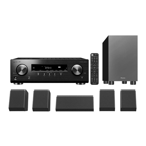 Pioneer HTP-076 Guía De Configuración Inicial