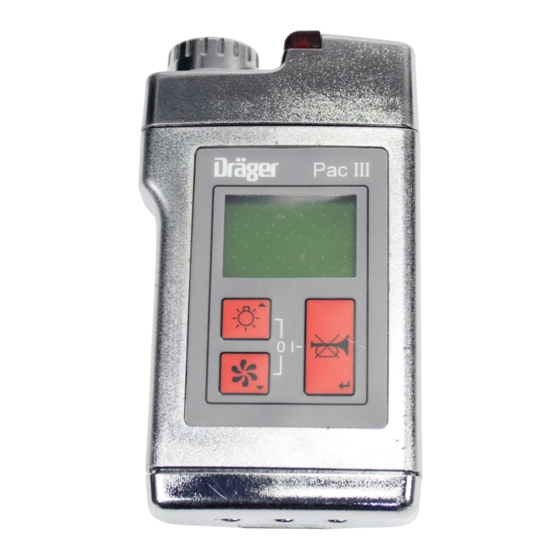 Dräger Pac III S Instrucciones De Uso