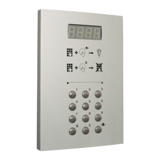 FARFISA INTERCOMS TD4100 Guia De Inicio Rapido