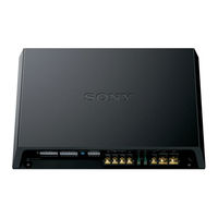 Sony XM-GS6DSP Manual De Instrucciones
