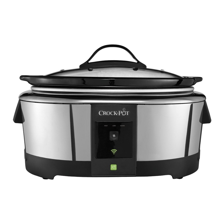 Crock-Pot SCCPAC608-P 6 Quart Slow Cooker with Amazon Alexa Manual (Manual de la olla de cocción lenta Crock-Pot SCCPAC608-P de 6 cuartos con Amazon Alexa)