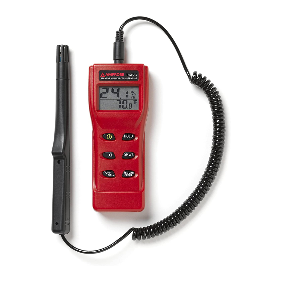 Amprobe THWD-5 Manual De Uso