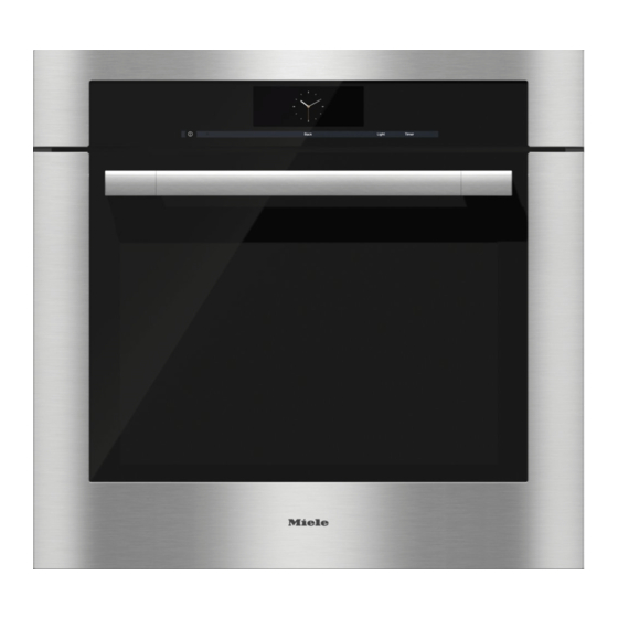 Miele H 6780-2 BP Manual De Instalacion Y Uso