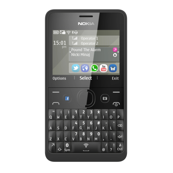 Nokia Asha 210 Guía De Usuario