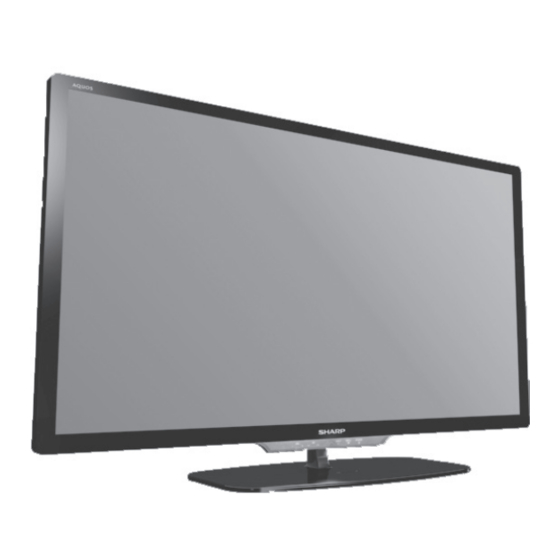 Sharp LC-40LE540E Manual De Instrucciones