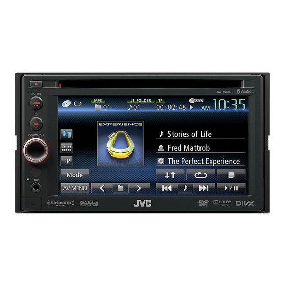 JVC KW-AV60BT Manual De Instrucciones