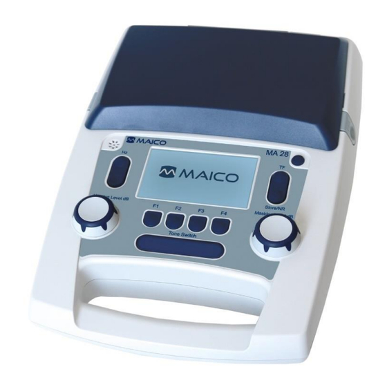 Maico MA 28 Manual De Operación