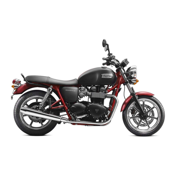 Triumph Bonneville SE Manual Del Propietário