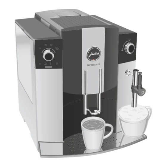Jura IMPRESSA C5 Manual