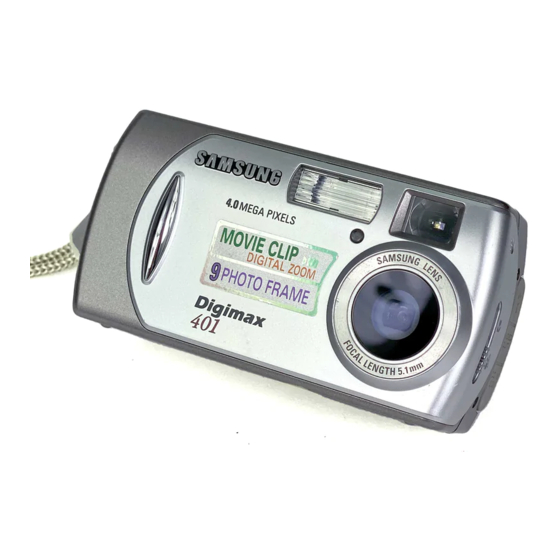 Samsung Digimax 401 Manual Del Usuario