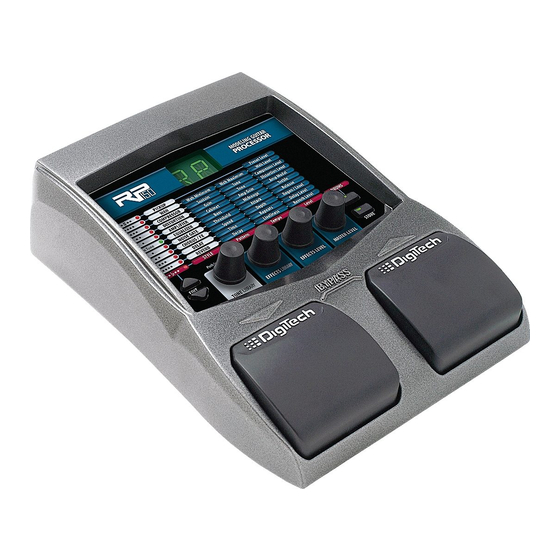 DigiTech RP150 Manuales