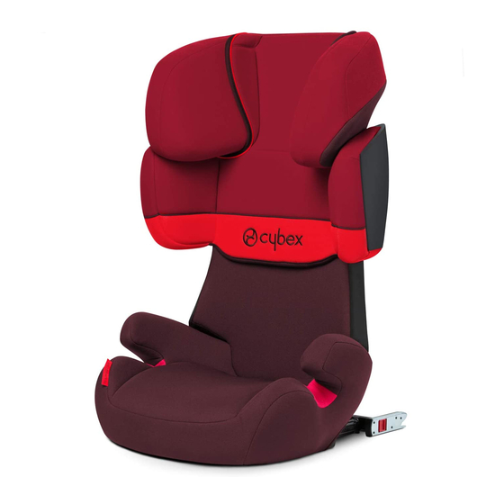 CYBEX SOLUTION X Guia Del Usuario