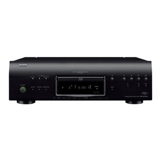 Denon DBP-4010UDCI Manual Del Usuario