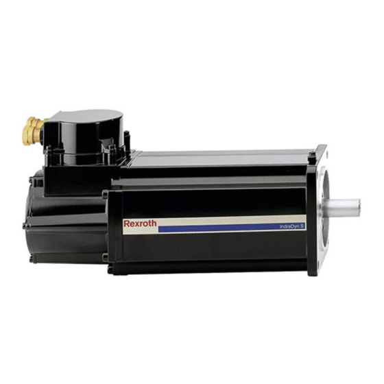 Bosch Rexroth IndraDyn S MKE Serie Instrucciones De Servicio