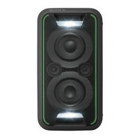 Sony GTK-XB5 Manual De Instrucciones
