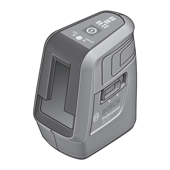 Bosch GLL 3 X Professional Manual Original