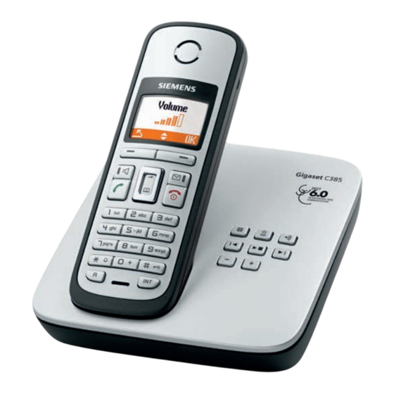 Siemens Gigaset C380 Manual De Instrucciones