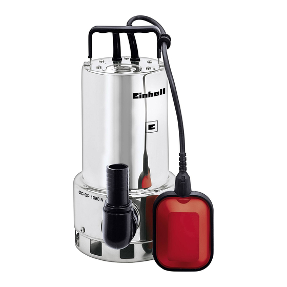 EINHELL GC-DP 1020 N Manual De Instrucciones