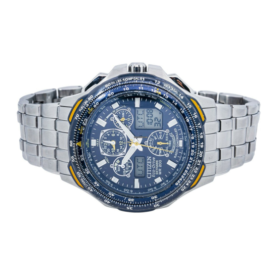 Citizen Eco-Drive c650 Manual De Instrucciones