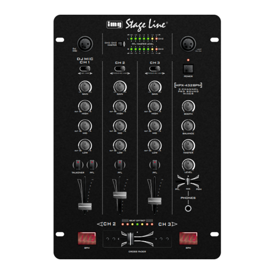 IMG STAGELINE MPX-432BPM Manual De Instrucciones