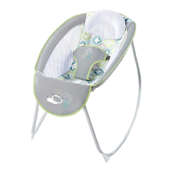 ingenuity Automatic Rock N' Soothe Sleeper - Flora the Unicorn Manual De Instrucciones