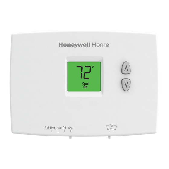 Honeywell Home PRO TH2000DH Serie Manuales