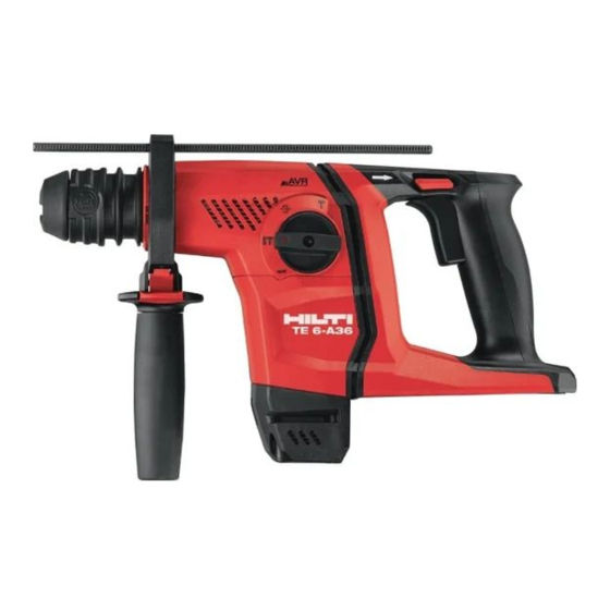 Hilti TE 6-A36 Manual De Instrucciones