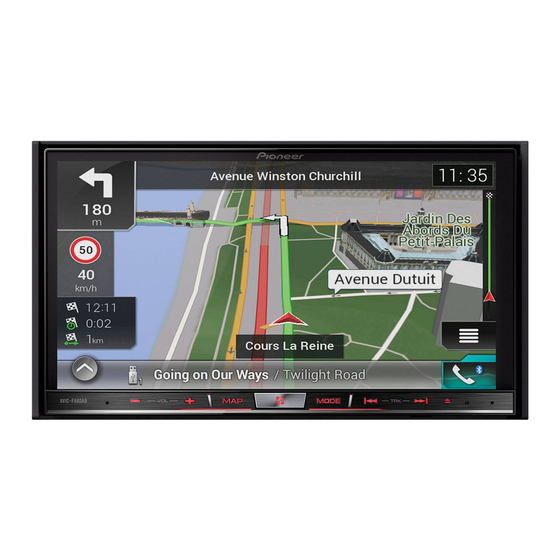 Pioneer AVIC-F88DAB Manuales