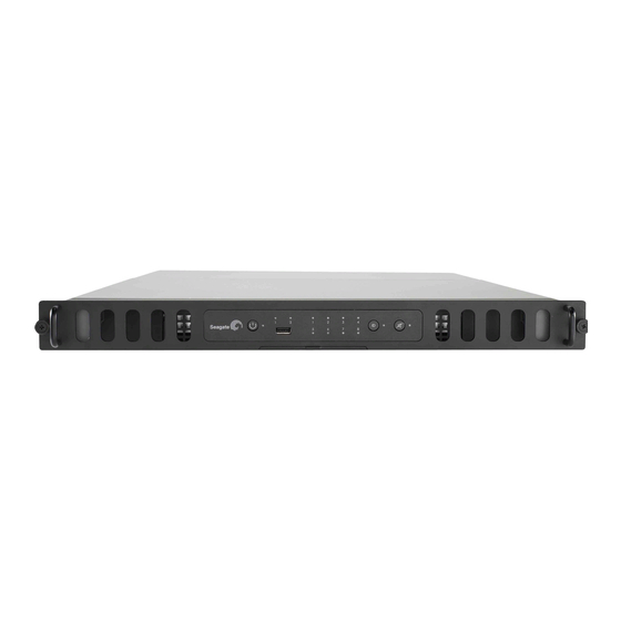 Seagate Business Storage 8-Bay Rackmount Manuales