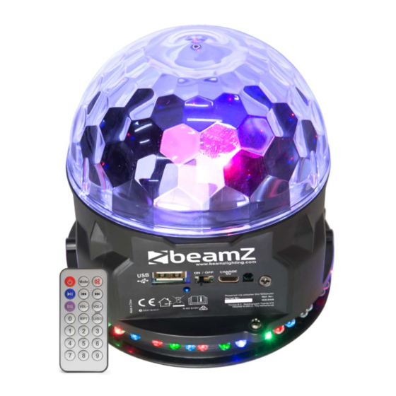 Beamz PLS10 Jellyball Manual De Instrucciones